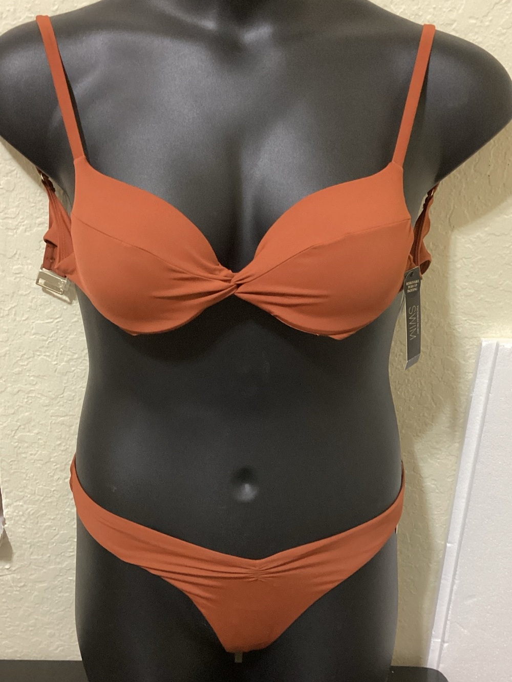 Victoria's Secret Rust Orange Twist-Front Bikini Set